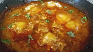 Egg drop curry  உடைத்து ஊற்றிய முட்டை குழம்பு செய்வது எப்படி  Udaitha muttai kulambu in tamil [upl. by Einnaf842]