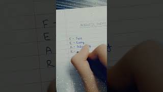 Acrostic Poem on Fear  acrosticpoem acrostics fear [upl. by Allicerp]