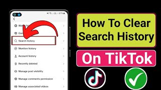 How To Clear Search History On TikTok  2024 [upl. by Afas]