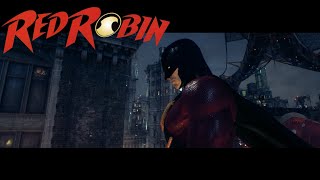 Batman Arkham Knight Mod Showcase  Grayes Red Robin Skin Pack  Mod Made By GrayeNoir [upl. by Sllew]