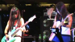 Shonen Knife  Riding On The Rocket Live in Manila [upl. by Adnovoj77]