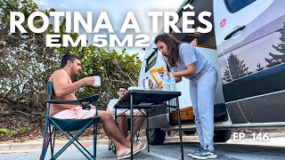 SOMOS 3 Desafios de viver a TRÃŠS em um MOTORHOME de 5M2 EP 146 [upl. by Xirtaeb372]