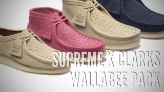 SUPREME x CLARKS WALLABEE PACK SNEAKERS T [upl. by Stav]