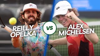 Reilly Opelka vs Alex Michelsen ATP Newport Semifinal Prediction [upl. by Sadye]