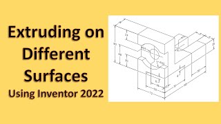 Extruding with Inventor [upl. by Alvera]