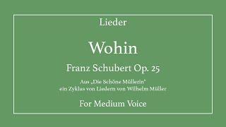 Wohin  Schubert  Medium [upl. by Necyla1]