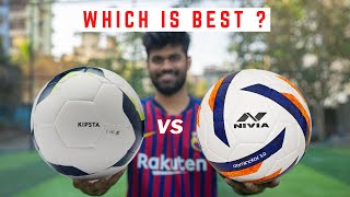 Kipsta F500 vs Nivia Dominator 30  Which Is Best [upl. by Nosemyaj]