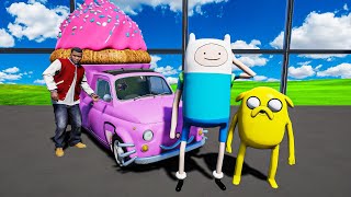 Stealing Cars from Adventure Time in GTA 5 [upl. by Los]