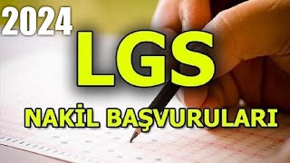 2024 LGS Nakil İşlemleri Nasıl Yapılır Lise Nakilleri Nereden Yapılır [upl. by Atinahs]