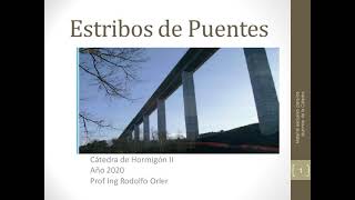 Estribos de Puentes de Hormigón Armado ok [upl. by Cottrell]