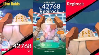 Live Regirock Raids  Pokemon Go  Yagnik009 [upl. by Arahc]