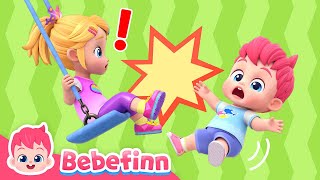 Ouch Playground Safety Song  EP117  Bebefinn Nursery Rhymes for Kids [upl. by Hesper205]