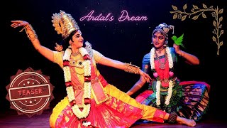 Andal’s Dream  Teaser  Bharatanatyam [upl. by Worrad830]