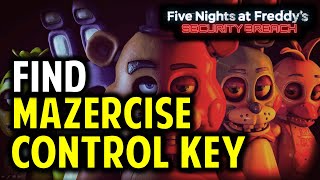 Find Mazercize Control Key in the Daycare Theater  FNAF Security Breach [upl. by Manton]