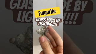 Fulgurite Glass made by LIGHTNING [upl. by Zantos45]