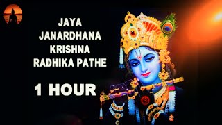 Jaya Janardhana Krishna Radhika Pathe 1HOUR by Music Therapy [upl. by Lynea]