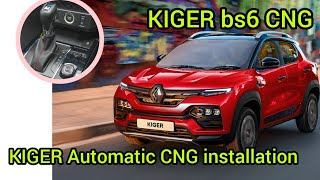 KIGER Automatic bs6 CNG installation KIGER bs6 CNG installation cng KIGER Automatic rahul cng [upl. by Mosenthal]