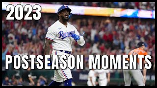 MLB  Top 10 Moments of the 2023 Postseason [upl. by O'Donnell]