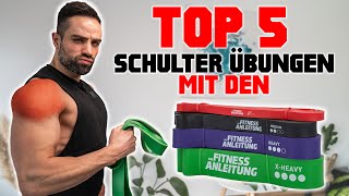 Breite SCHULTERN zu Hause aufbauen Resistance Band [upl. by Yeldud]