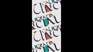 🔥Caligrafía Uncial 🔥shorts [upl. by Ailuj]