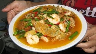 Shrimp and Dried Beancurd with Bean Paste Recipe  Resep Tauco Udang Kembang Tahu [upl. by Heiner]