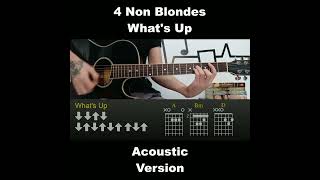 4 Non Blondes  Whats Up  Guitar Tutorial [upl. by Auhsot]