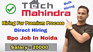 Tech Mahindra Is Hiring For Banking Voice Process  Work From Office Job  Fresher Can Apply [upl. by Atirac]