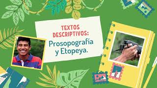 Textos Descriptivos Prosopografía y etopeya [upl. by Hanimay]