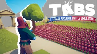 500 HALFLINGS VS TREE GIANT  Totally Accurate Battle Simulator  Part 8 [upl. by Aihsekel]