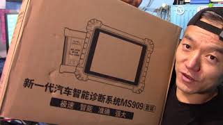 Unboxing AUTEL MaxiSys 909开箱道通新一代汽车智能诊断系统MS909 [upl. by Yenettirb]