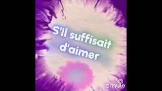 Sil suffisait Daimer 🌸❤️ smule reprise cover solo celinedion ❤️🌸 [upl. by Casimire]