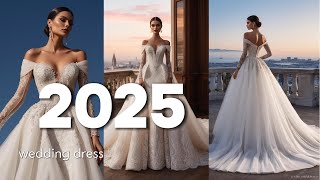 WEDDING DRESS Goals for 2025 Brides weddingdress bride fashion [upl. by Ihsorih]