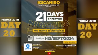 Nibature Day 2021Days“Mu nama n’Uwiteka”Pastor Hortense Mazimpaka [upl. by Silsbye]