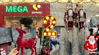 MEGA🎄SORIANA RECORRIDO NAVIDAD PARTE 2✨2024 [upl. by Ilagam]