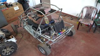 Home build Crosskart ready for drive  Homemade Crosskart part 7 [upl. by Imaon]