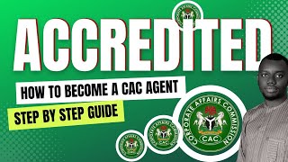 HOW TO BECOME AN ACCREDITED AGENT WITH CAC CORPORATE AFFAIRS COMMISSION  CAC AGENT REGISTRATION [upl. by Larochelle]