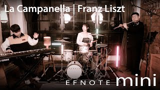 EFNOTE mini Electronic Drums  La Campanella Trio Performance  Franz Liszt [upl. by Atinnek]