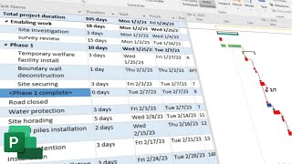 MS project tutorial for civil engineering  Project settings  MS Project [upl. by Shanta]