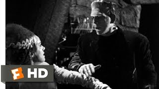 The Monster Meets His Bride  Bride of Frankenstein 1010 Movie CLIP 1935 HD [upl. by Ari]