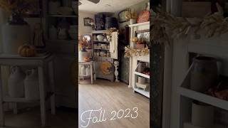 Simply Autumn  Fall Decor Decorating Ideas  Home Tour Primitive House Tours Living Room Homes [upl. by Aisirtap]