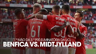 ResumoHighlights SL Benfica 41 FC Midtjylland [upl. by Pernick189]