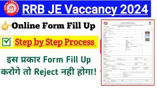 RRB JE Form Fill Up 2024 । Step by Step Online form Fill Process [upl. by Ozzy]