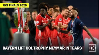 FULL CELEBRATIONS  Bayern Lift UCL Trophy Neymar In Tears [upl. by Donovan309]