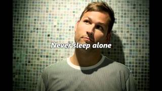 Kaskade  Never Sleep Alone with lyrics [upl. by Aicilak]