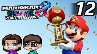 MK8D Road To 99999VR  2 Players  Ep 12  The Most Intense Races Yet [upl. by Finnie]