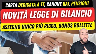 📣 Legge di Bilancio 2024 novità aumenti per famiglie e non solo [upl. by Doniv]