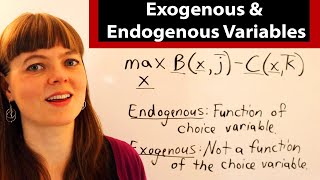 Exogenous amp Endogenous Variables in Economics [upl. by Amato]