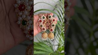 Ear cuffs viral youtubeshorts bridaljwellery jwellerymaking earcuff [upl. by Maddocks]