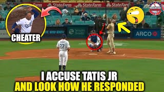 He accused Fernando Tatis Jr of cheating and you wont BELIEVE what TATIS JR DID to him [upl. by Rihat]