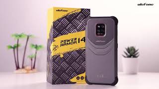 SuperLarge Battery Rugged Phone  Ulefone Power Armor 14 HandsOn Video [upl. by Ullund]